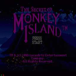 Secret Of Monkey Island, The (U) Title Screen
